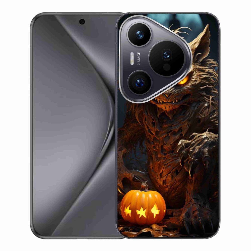 Gelový kryt mmCase na Huawei Pura 70 Pro - halloweenská příšera