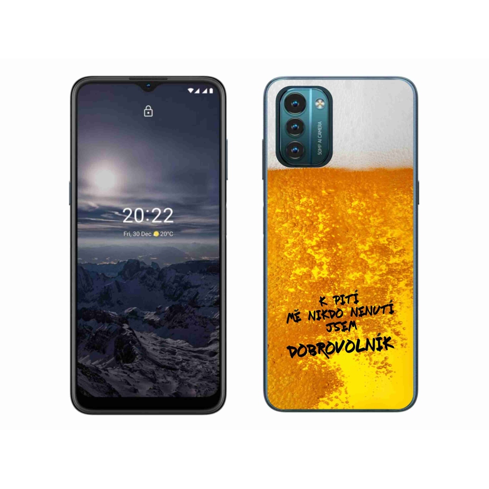 Gelový kryt mmCase na Nokia G11/G21 - pivní motiv 4