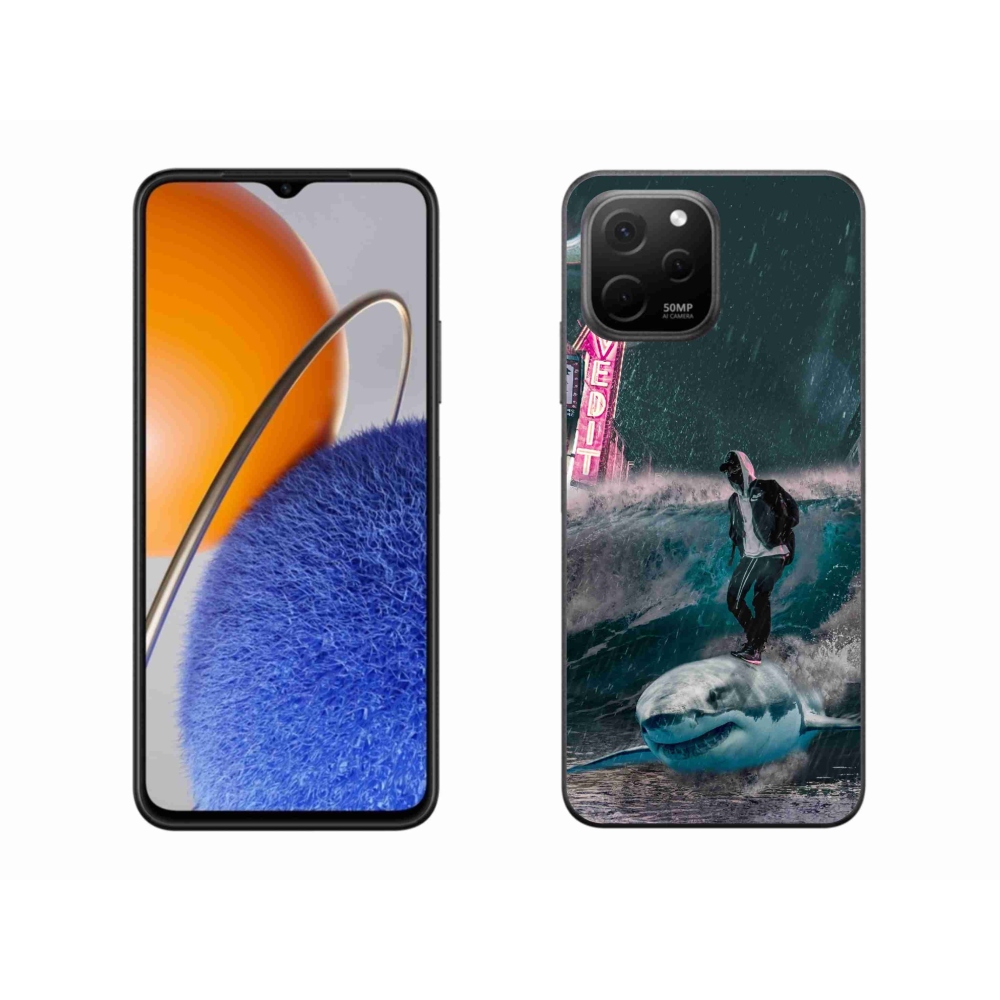 Gelový kryt mmCase na Huawei Nova Y61 - žralok