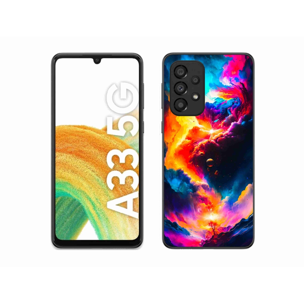 Gelový kryt mmCase na Samsung Galaxy A33 5G - abstraktní motiv