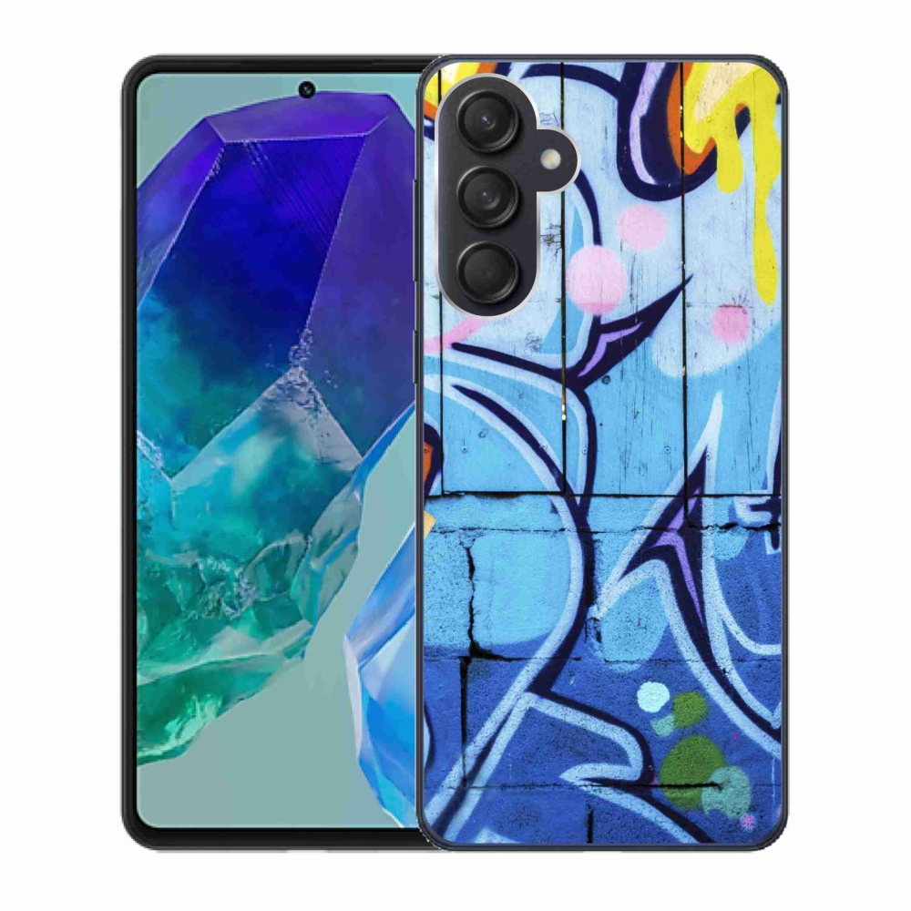 Gelový kryt mmCase na Samsung Galaxy M55 5G - graffiti