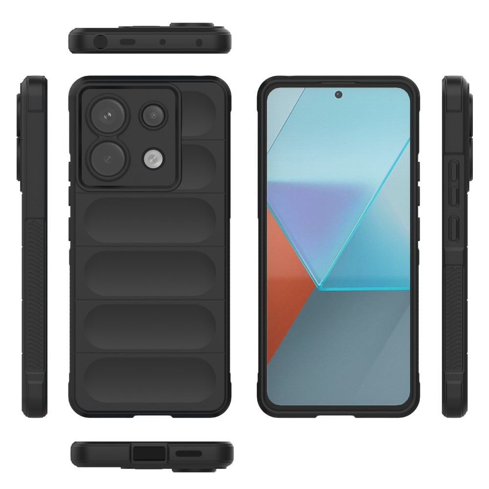 Rugg odolný gelový obal na Xiaomi Redmi Note 13 Pro 5G/Poco X6 5G - černý