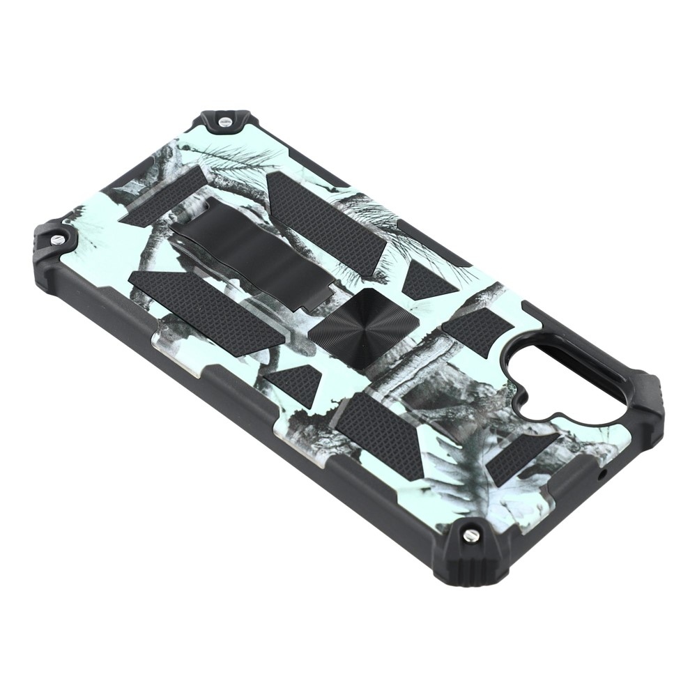 Camouflage odolný kryt na Samsung Galaxy A07 4G - světlezelený