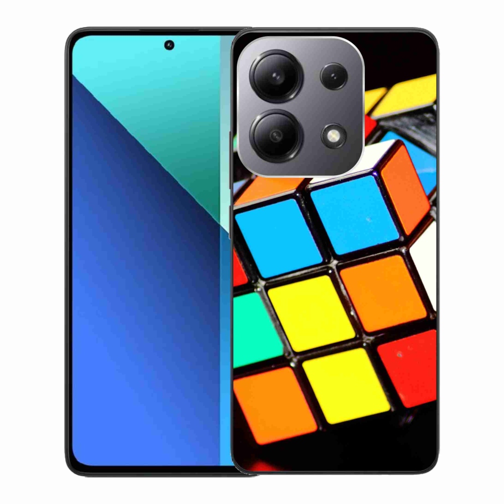 Gelový obal mmCase na Xiaomi Redmi Note 13 - rubikova kostka
