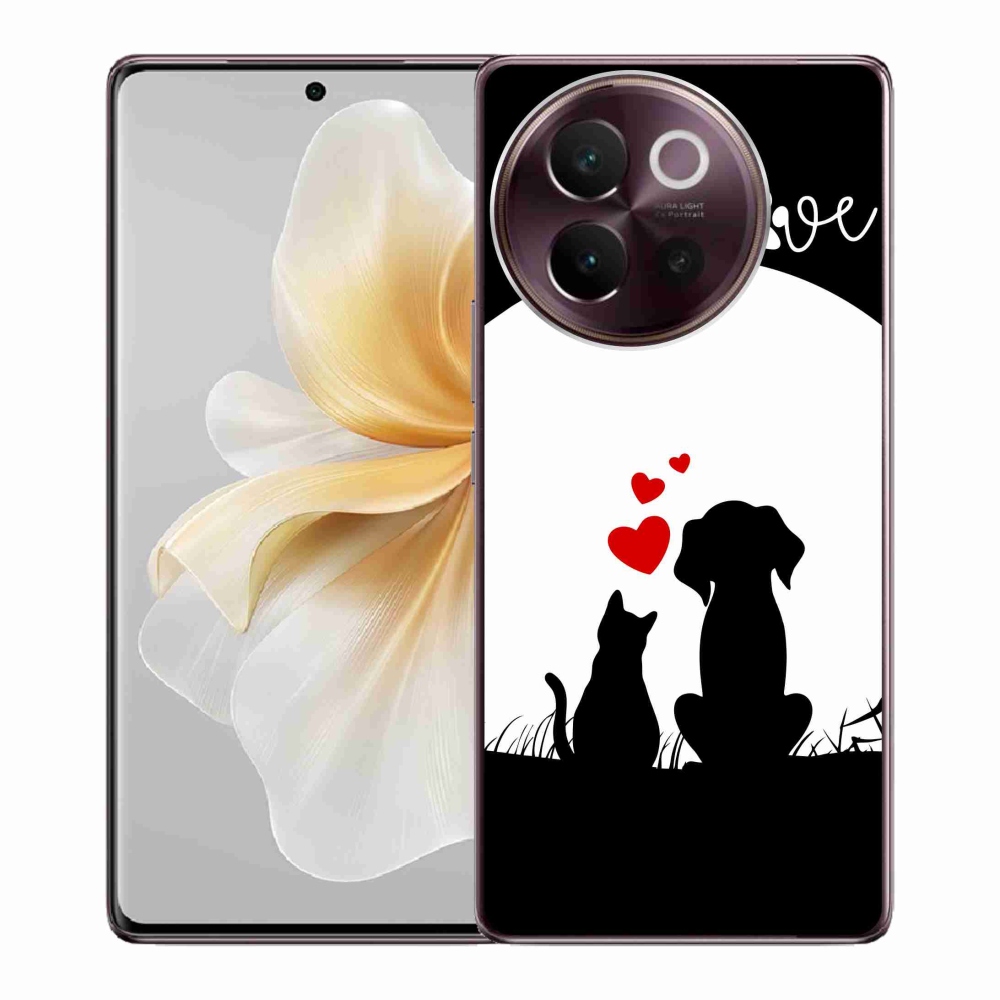 Gelový obal mmCase na Vivo V40 Lite 5G - zvířecí láska