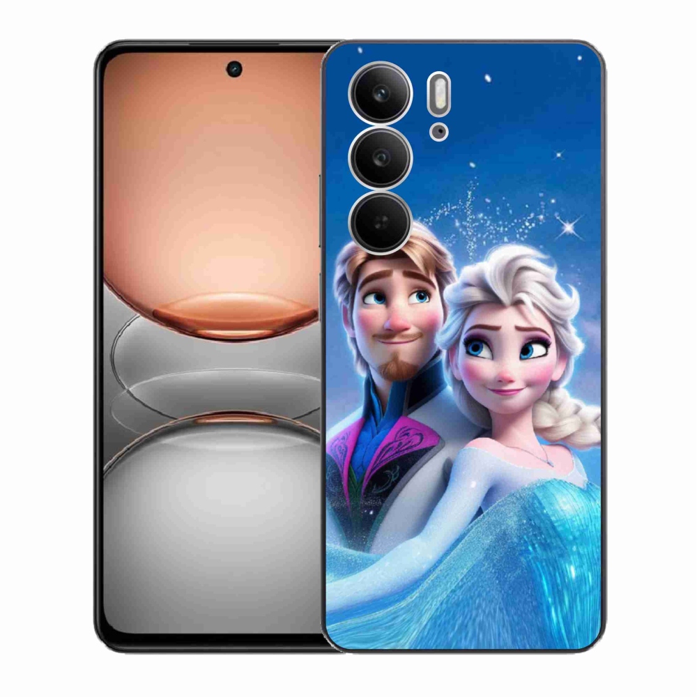 Gelový kryt mmCase na Realme C75 - ledové království 1