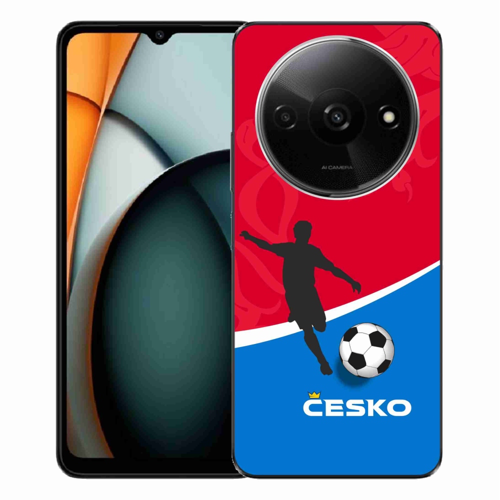 Gelový kryt mmCase na Xiaomi Redmi A3  - fotbal Česko