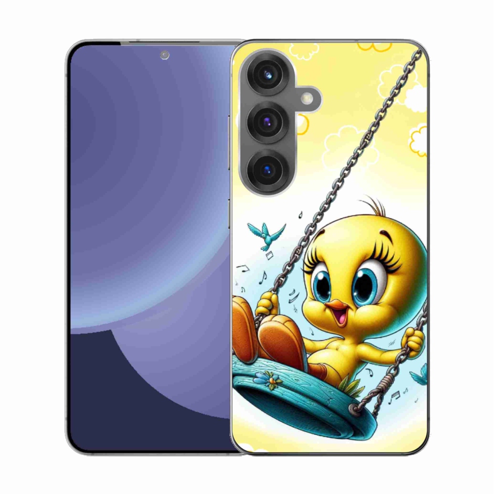 Gelový kryt mmCase na Samsung Galaxy S25 - tweety