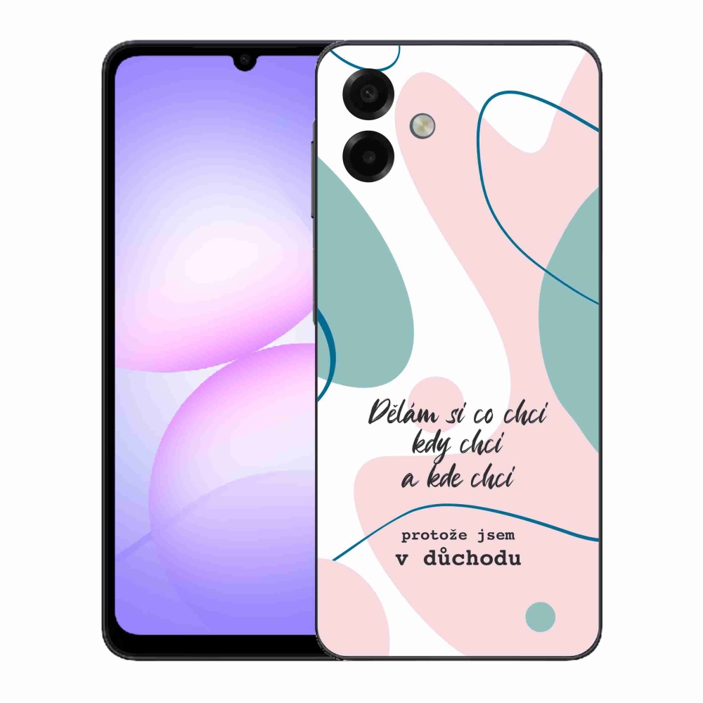 Gelový kryt mmCase na Samsung Galaxy A07 4G - vtipný text 10 bílé pozadí