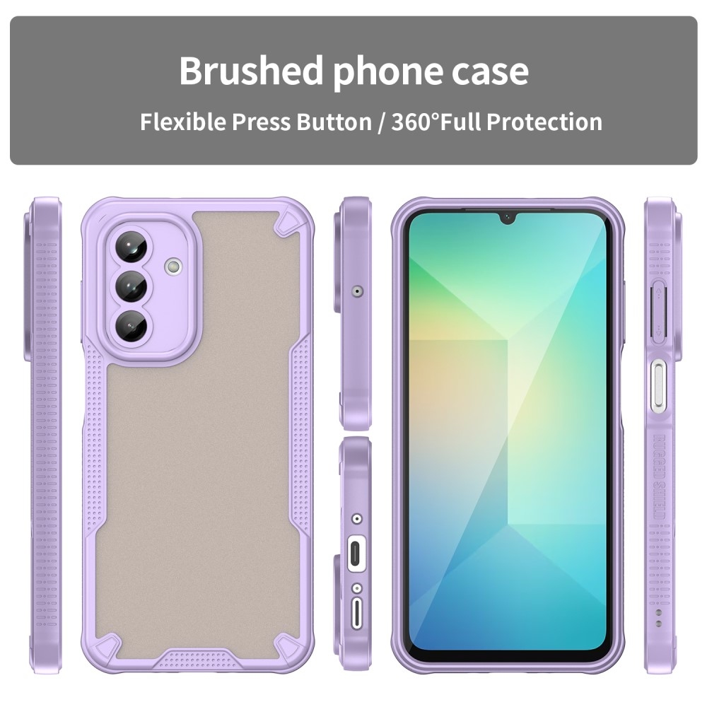 Frosted odolný kryt na Samsung Galaxy A26 5G - fialový