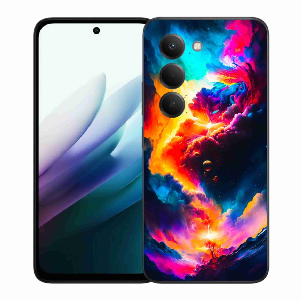 Gelový kryt mmCase na Xiaomi Redmi 15 4G/5G (171mm) - abstraktní motiv