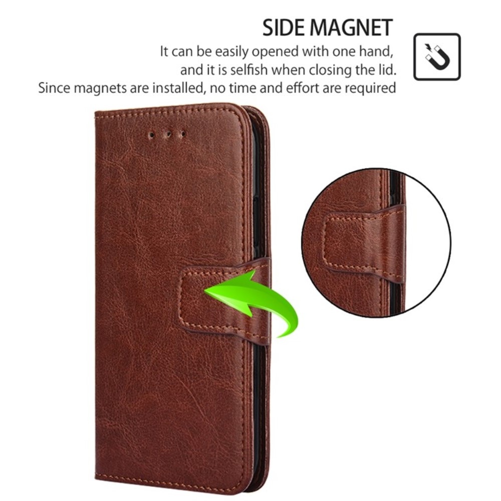 Case knížkové pouzdro na Huawei Nova 12i - hnědé