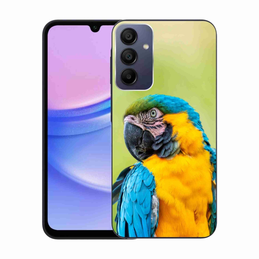 Gelový obal mmCase na Samsung Galaxy A15 4G/5G - papoušek ara 2