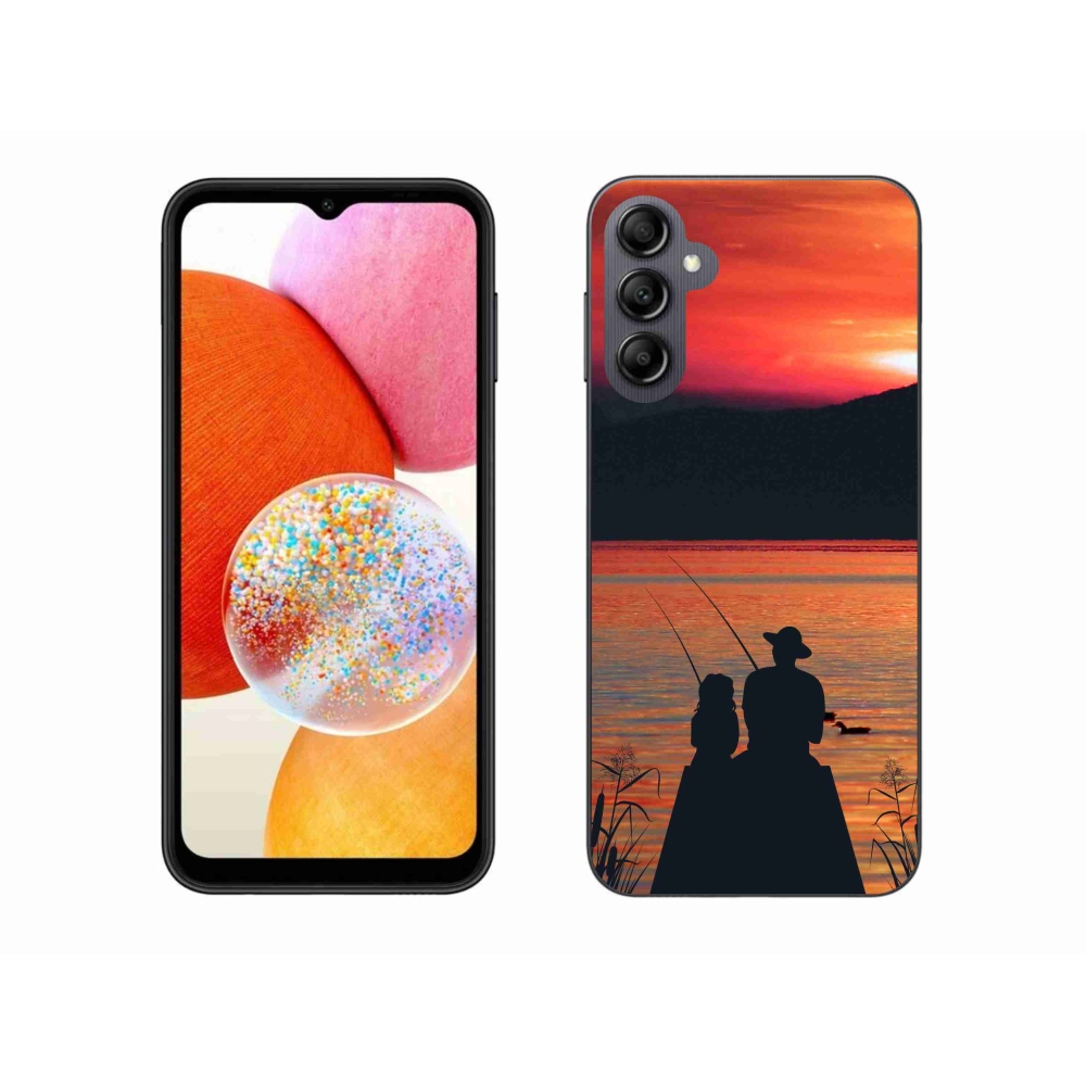 Gelový kryt mmCase na Samsung Galaxy A14 4G/5G - rybaření 3