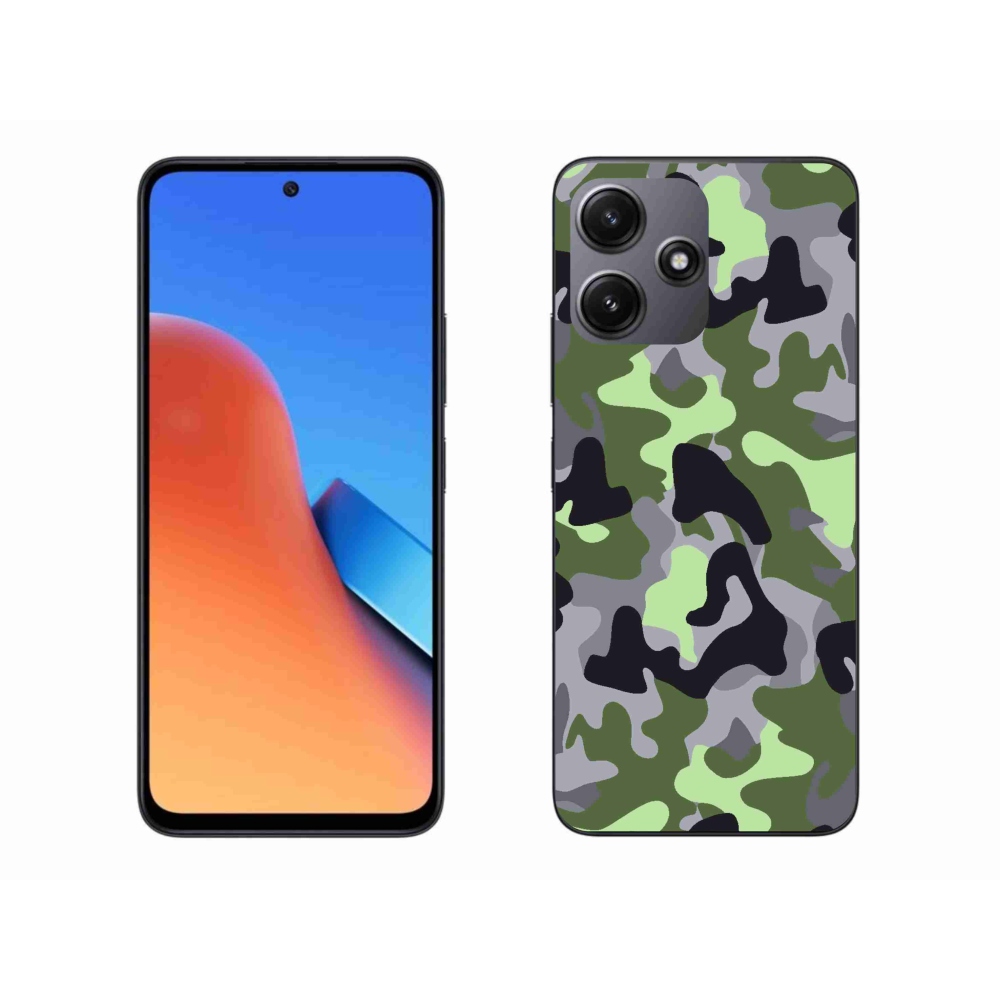 Gelový kryt mmCase na Xiaomi Redmi 12 5G - maskáčový vzor 7