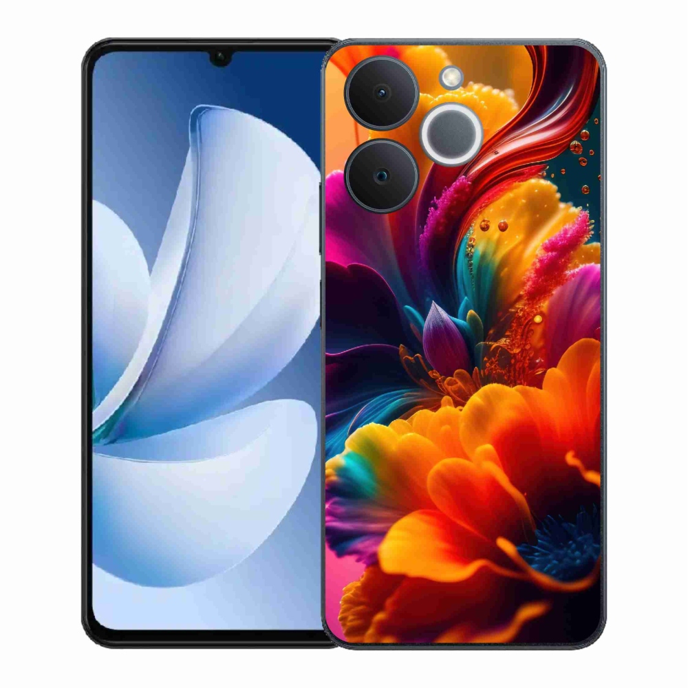 Gelový kryt mmCase na Realme Note 70T - abstraktní motiv 2
