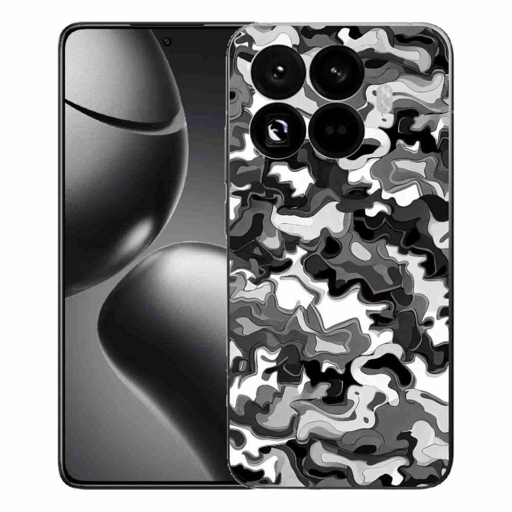 Gelový kryt mmCase na Xiaomi 15T Pro - maskáčový vzor 3