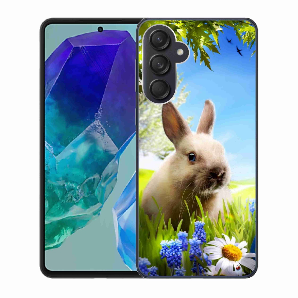 Gelový kryt mmCase na Samsung Galaxy M55 5G - zajíček