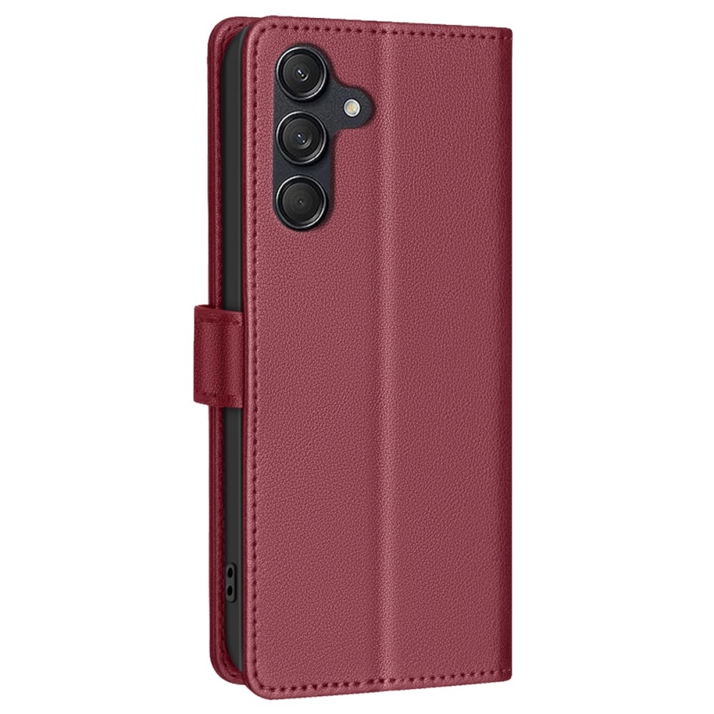 BINFEN knížkové pouzdro na Samsung Galaxy A36 5G - červené