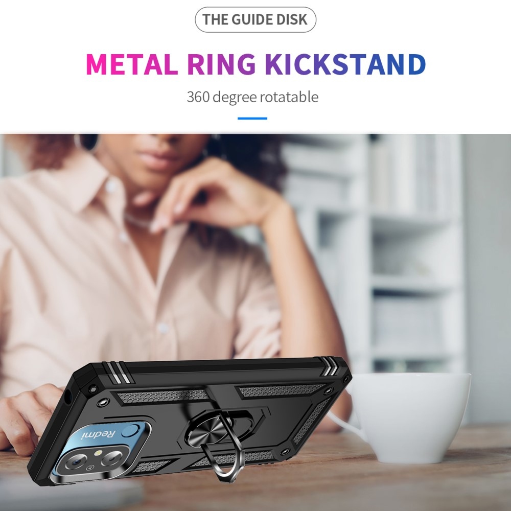 Ring odolný kryt na Xiaomi Redmi 12C - černý