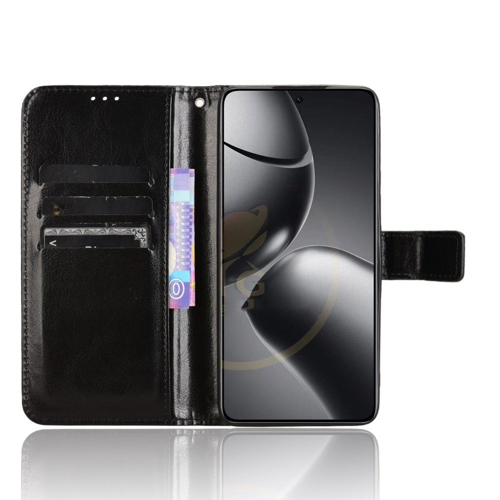 Crazy knížkové pouzdro na Xiaomi 14T Pro - černé