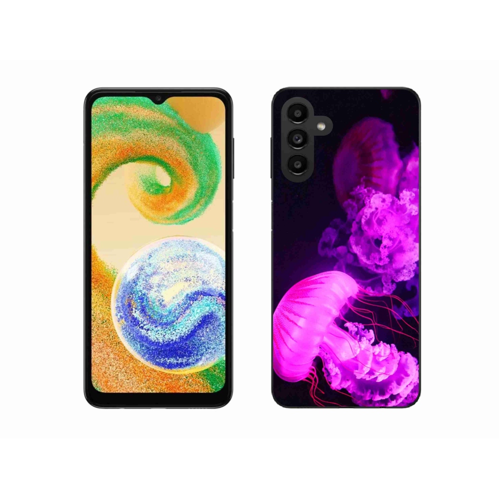 Gelový kryt mmCase na Samsung Galaxy A04s (164.7x76.7x9.1mm) - medúza 1