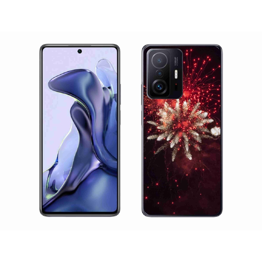 Gelový kryt mmCase na Xiaomi 11T Pro - ohňostroj