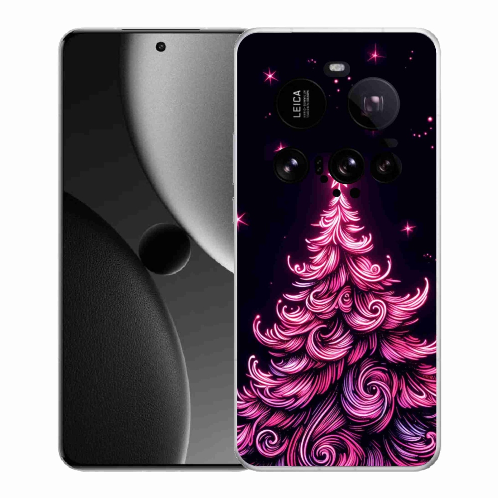 Gelový kryt mmCase na Xiaomi 15 Ultra - neonový vánoční stromek 2