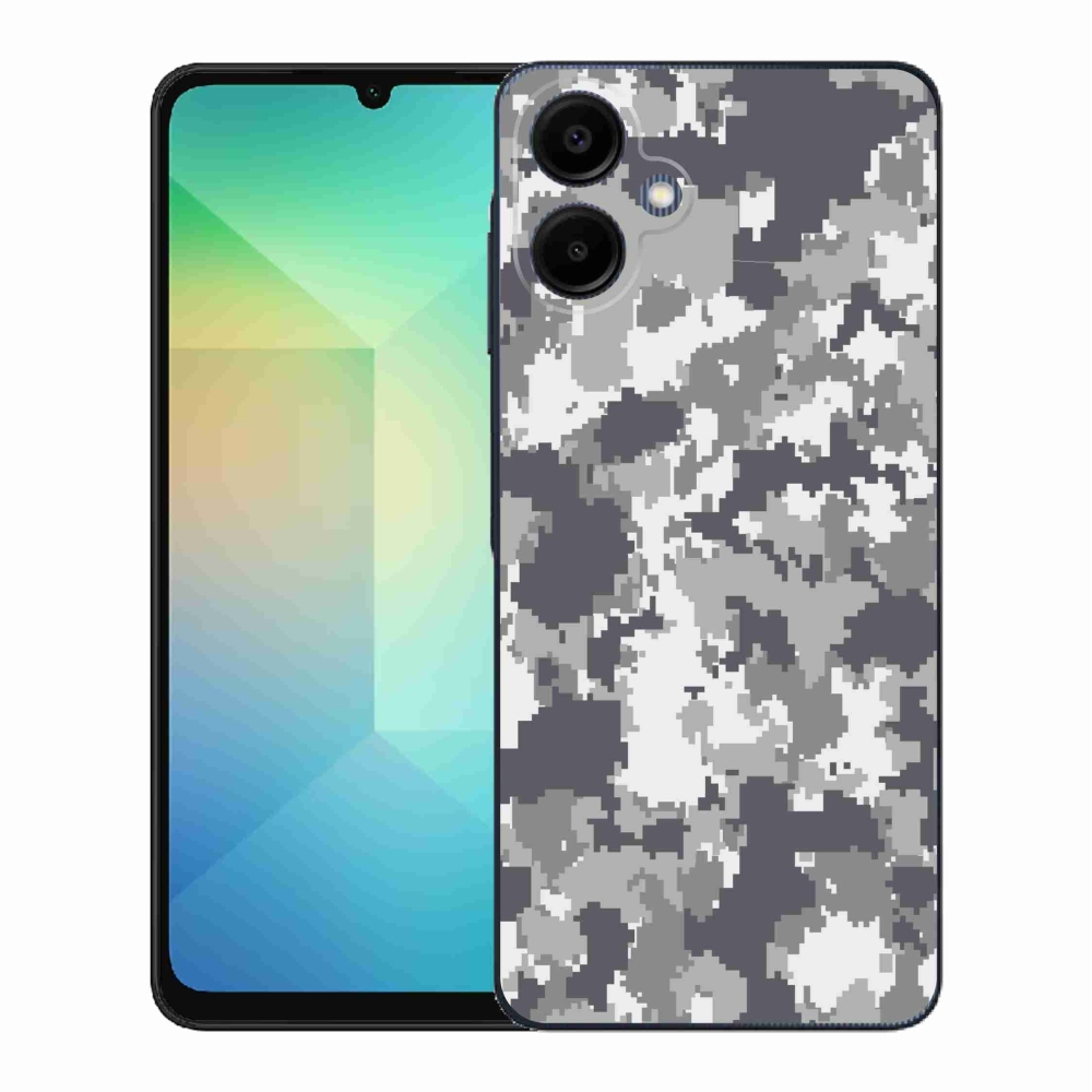 Gelový kryt mmCase na Samsung Galaxy A06 4G - maskáčový vzor 2