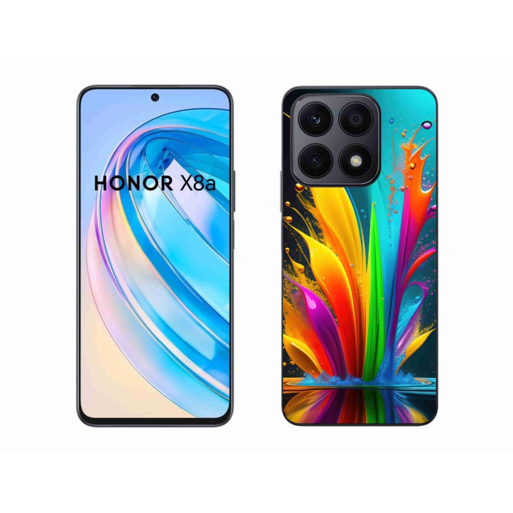 Gelový kryt mmCase na Honor X8a - abstraktní motiv 1