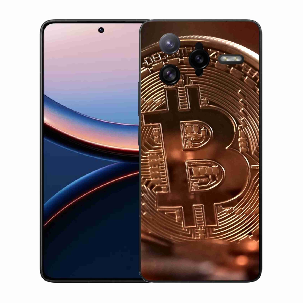 Gelový kryt mmCase na Xiaomi Poco F7 Ultra - bitcoin