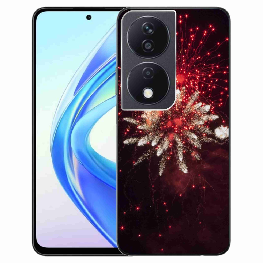 Gelový kryt mmCase na Honor X7b/Honor 90 Smart - ohňostroj