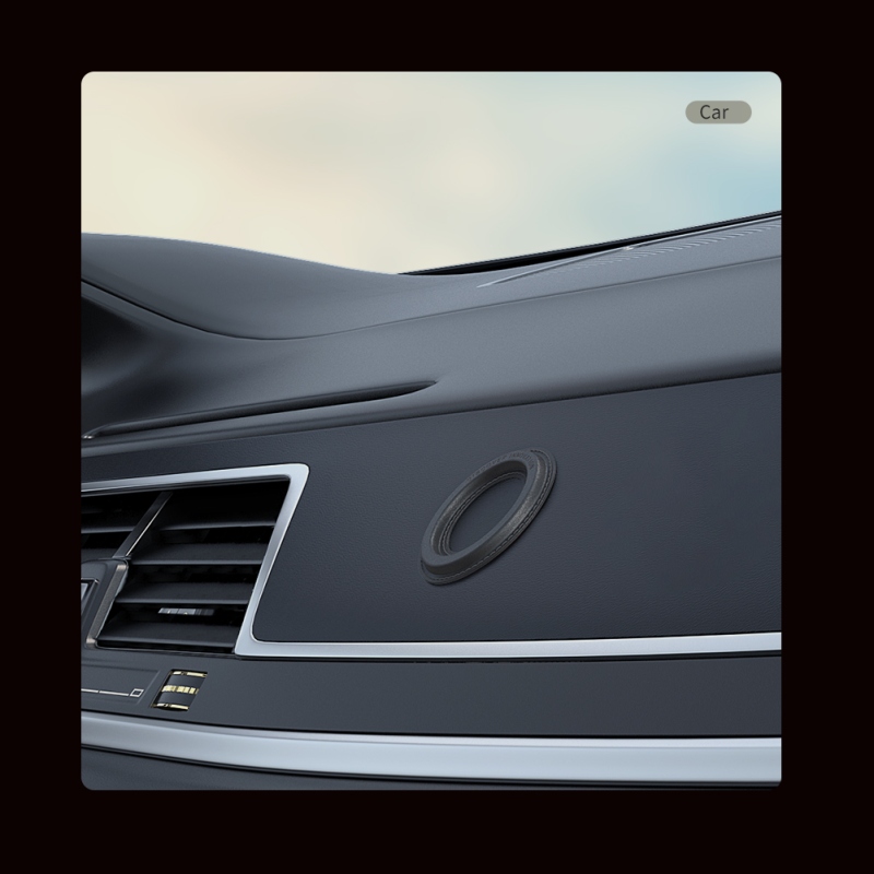 Nillkin SnapHold Magnetic Sticker Vegan Leather Elegant Black