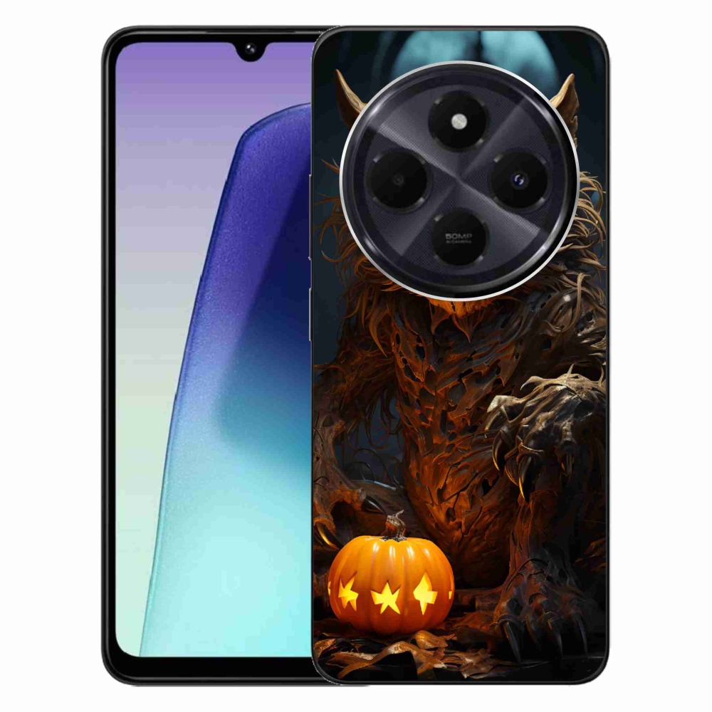 Gelový kryt mmCase na Xiaomi Redmi 14C/Poco C75 - halloweenská příšera