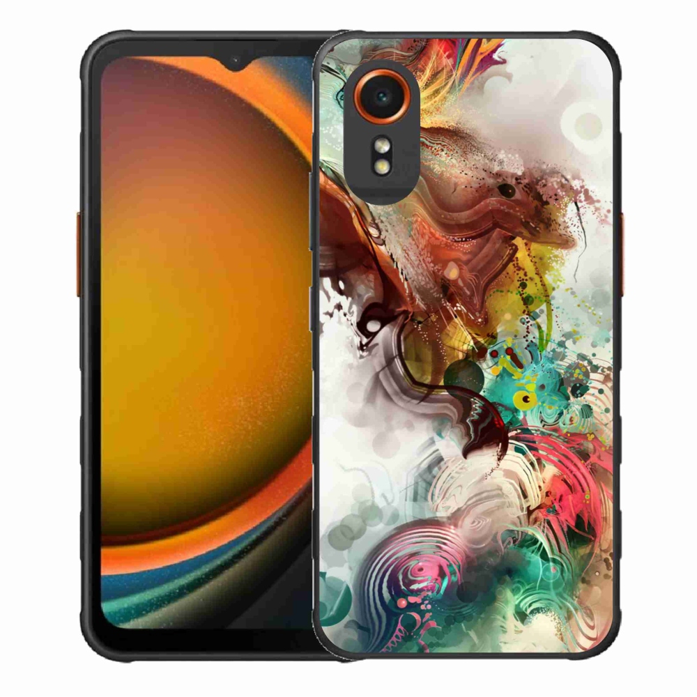 Gelový kryt mmCase na Samsung Galaxy Xcover 7 - abstrakt 1