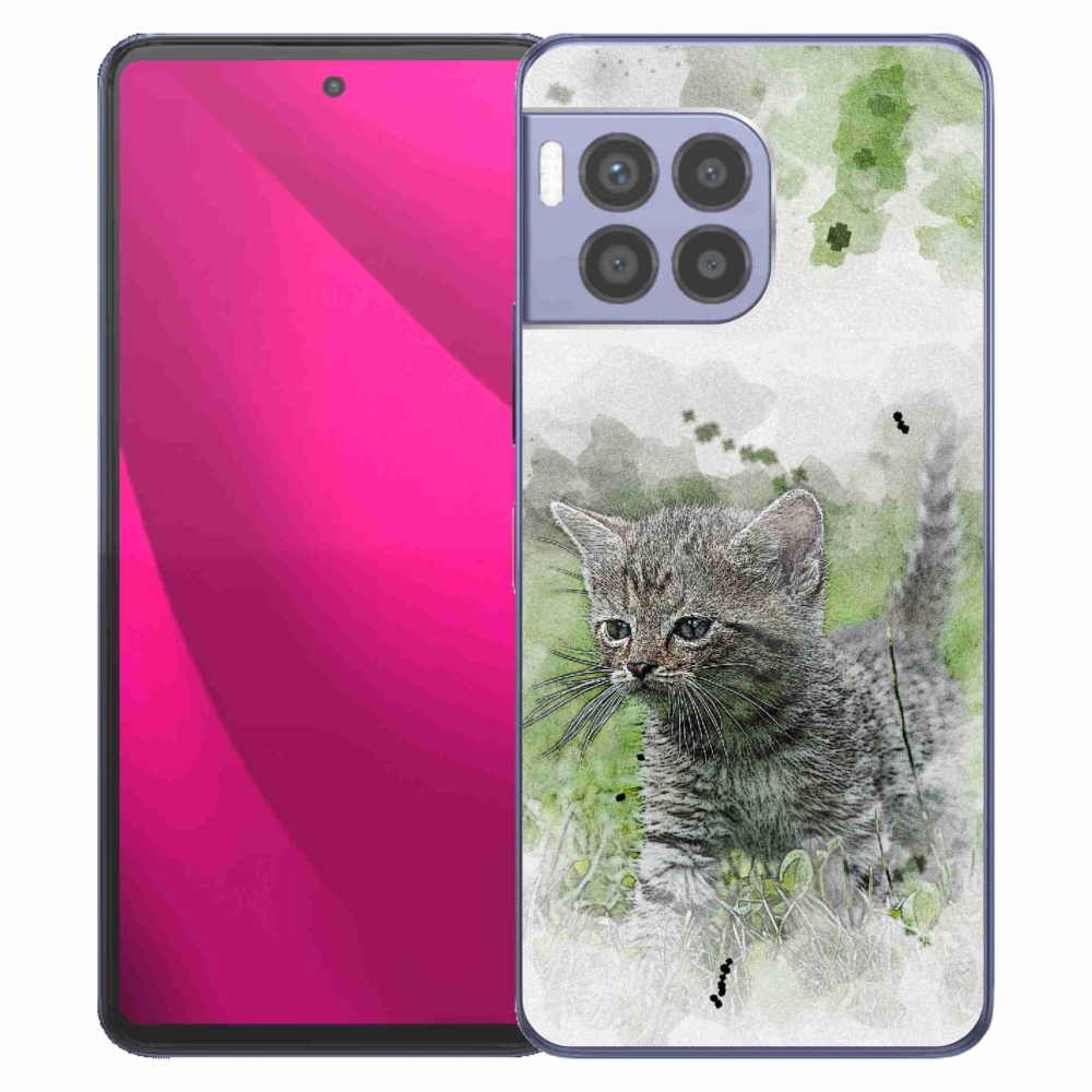 Gelový kryt mmCase na T-Mobile T Phone 2 Pro - roztomilé kotě 1