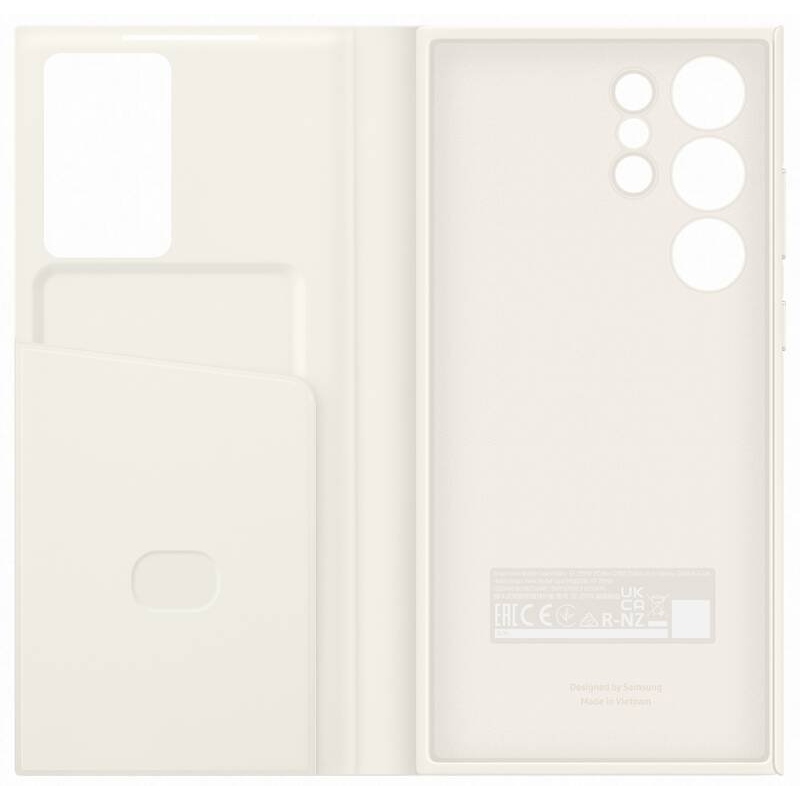 EF-ZS918CUE Samsung Clear View Pouzdro pro Galaxy S23 Ultra Cream