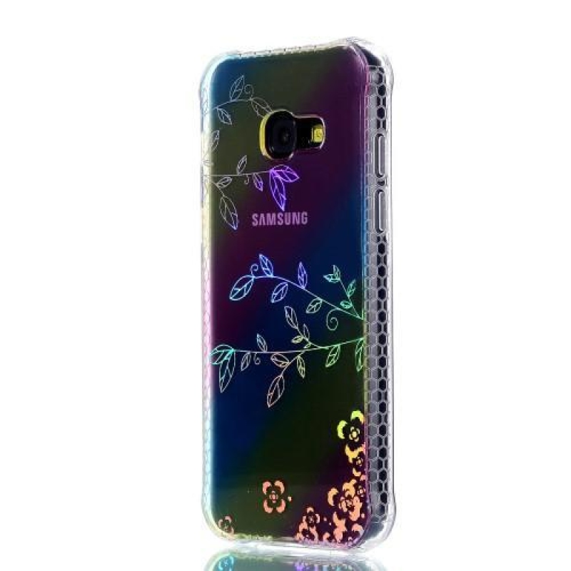 Rainbow gelový obal na Samsung Galaxy A3 (2017) - větvičky