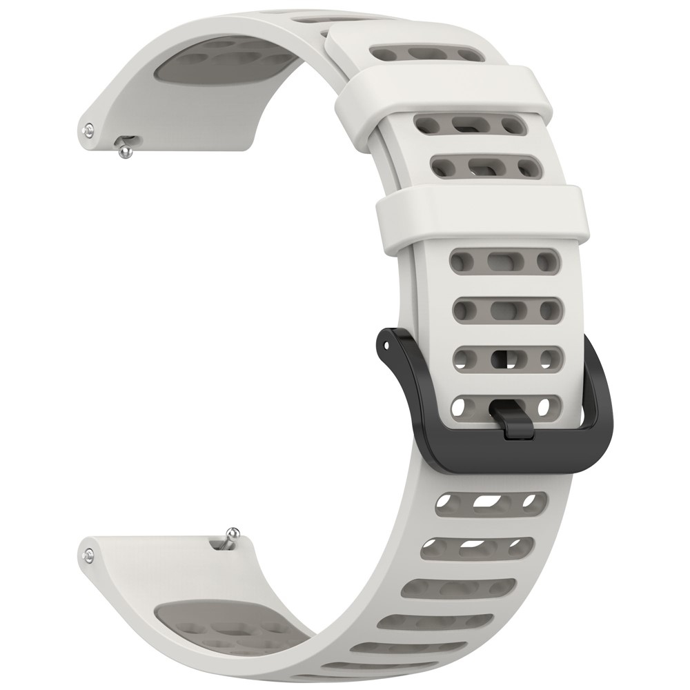 Rang silikonový řemínek 22mm na Xiaomi Watch S4 47mm - bílý/šedý