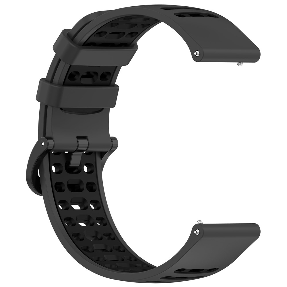 Rang silikonový řemínek 22mm na Xiaomi Watch S4 47mm - šedý/černý