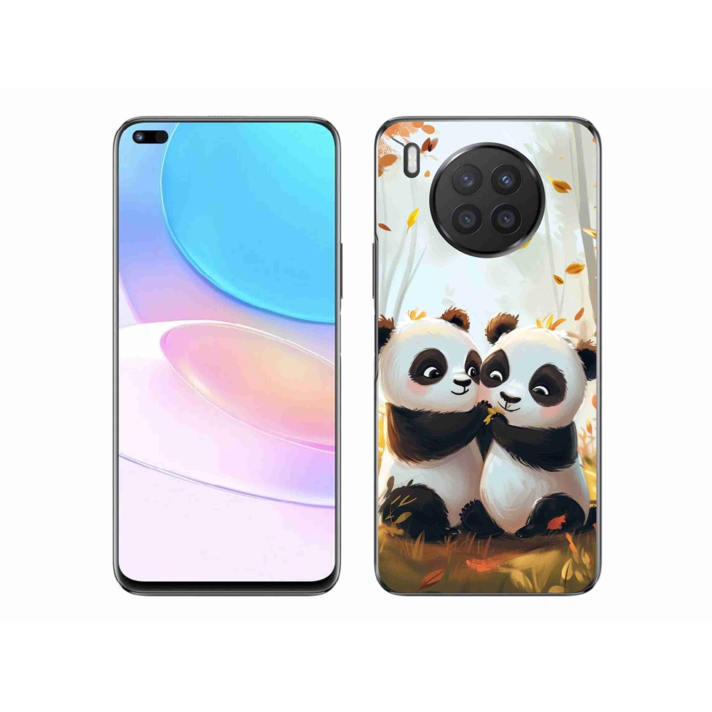 Gelový kryt mmCase na Honor 50 Lite - pandy
