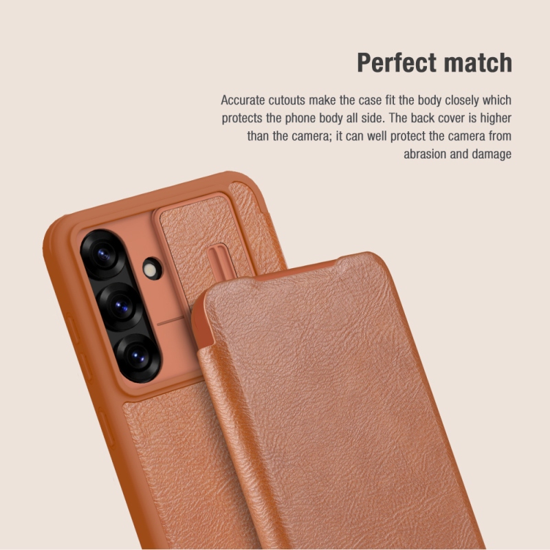 Nillkin Qin Book PRO Pouzdro pro Samsung Galaxy S25+ Black