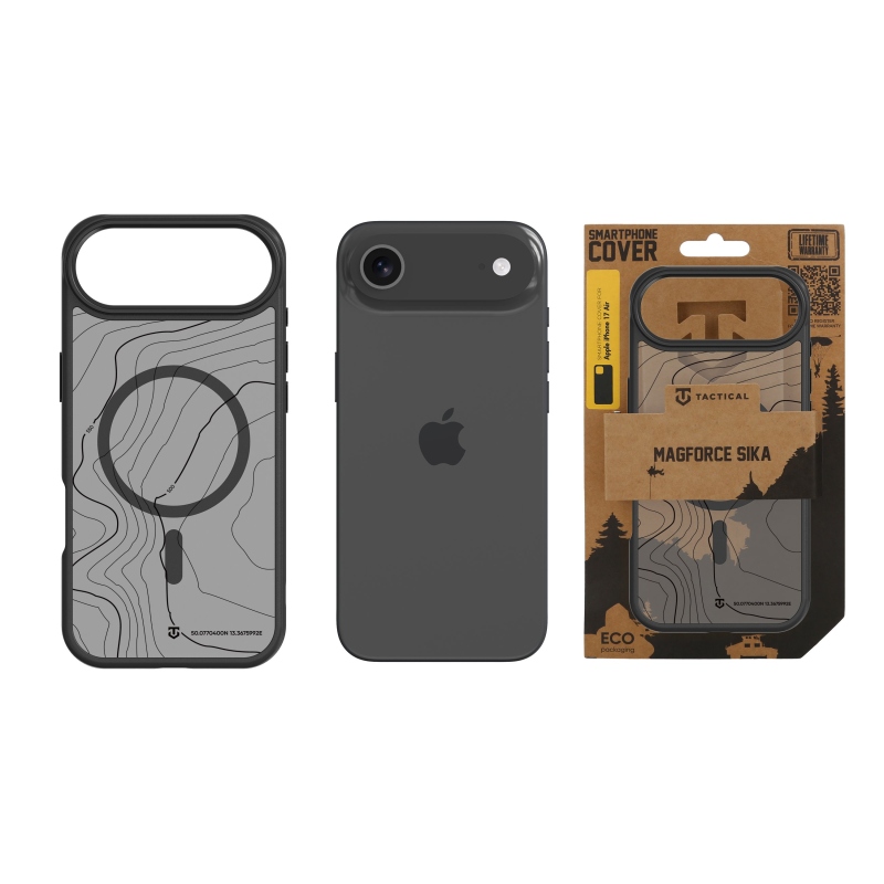 Tactical MagForce Hyperstealth Sika Kryt pro iPhone 17 Air Asphalt