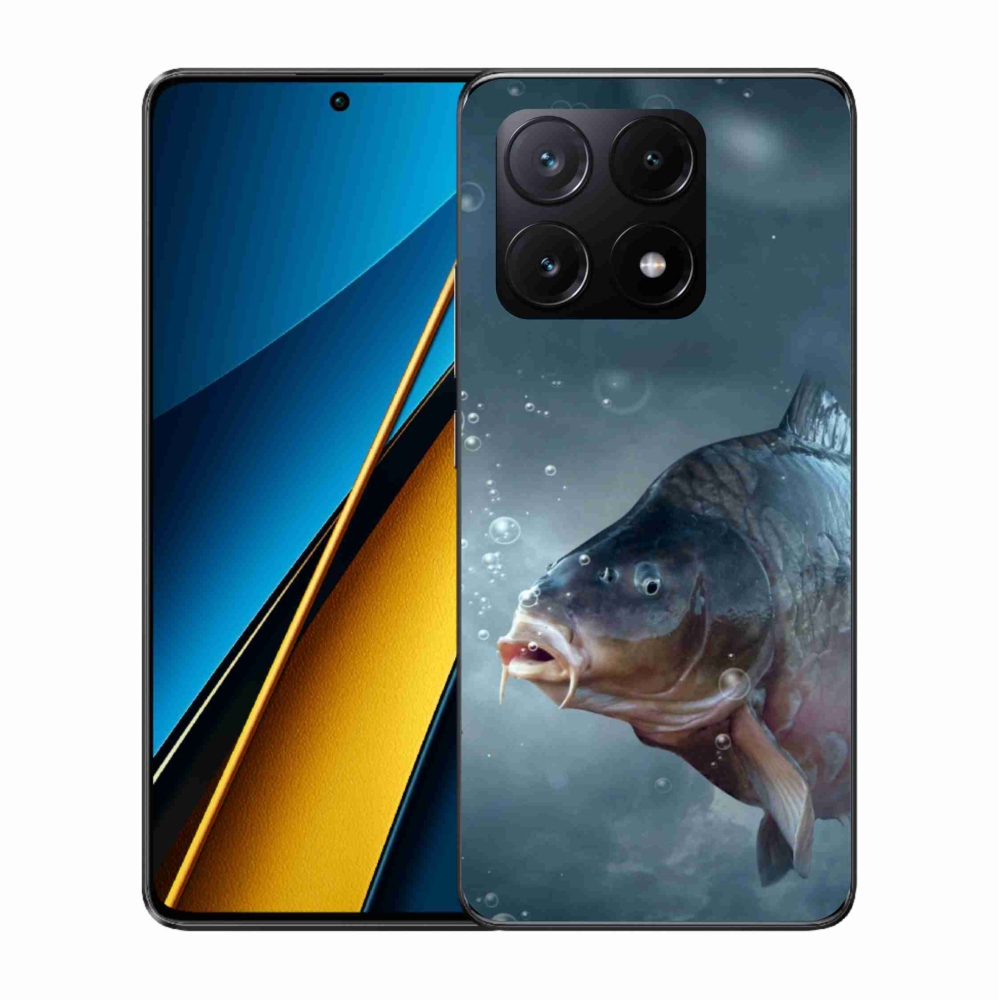Gelový kryt mmCase na Xiaomi Poco X6 Pro 5G - kapr a bublinky