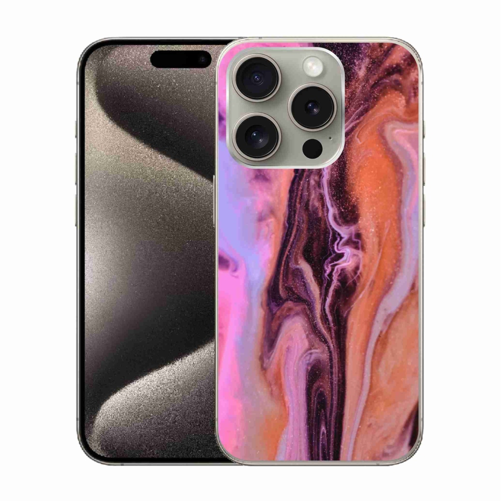 Gelový kryt mmCase na iPhone 15 Pro - abstrakt 26