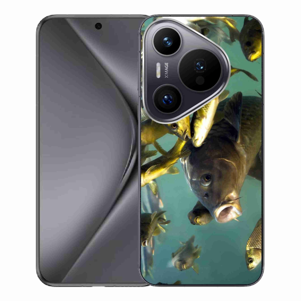 Gelový obal mmCase na Huawei Pura 70 Pro - hejno ryb