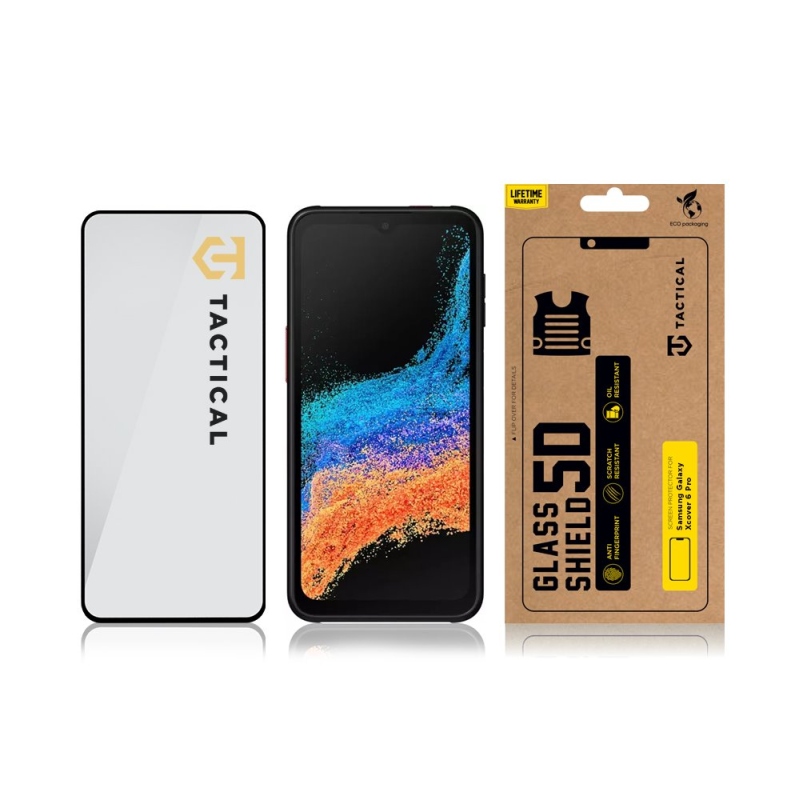 Tactical Glass Shield 5D sklo pro Samsung Galaxy Xcover 6 Pro Black