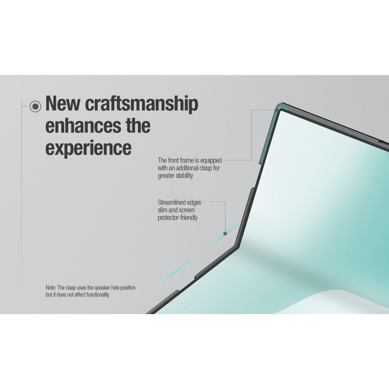 Nillkin Super Frosted FOLD Magnetic Zadní Kryt pro Samsung Galaxy Z Fold 8 Black