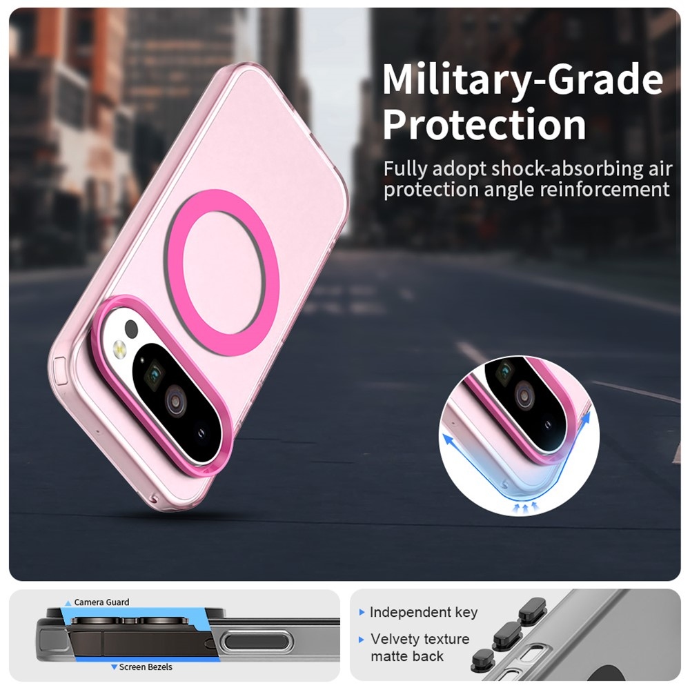 Candy gelový obal MagSafe pro Google Pixel 10 Pro/Pixel 10 - růžový