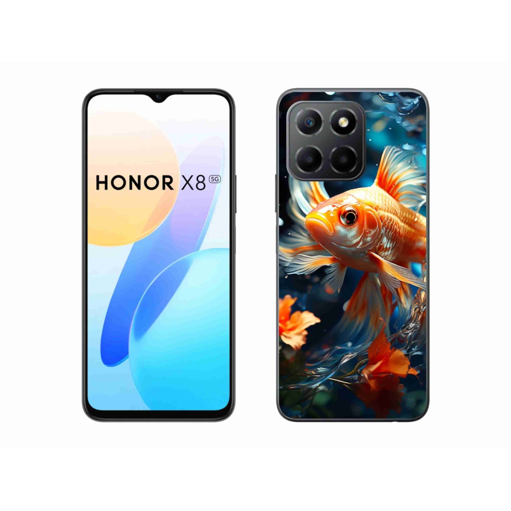 Gelový kryt mmCase na Honor X8 5G - rybka